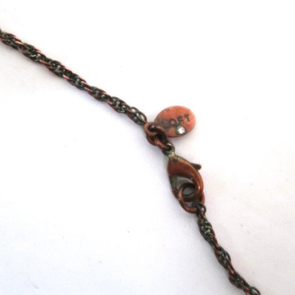 LOFT Y-drop necklace w rose quartz pendant - Picture 4 of 4